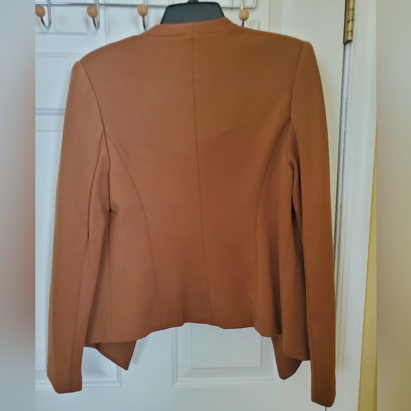 2 Premise Studio Solid Open Front Lined Blazers, Size 4P - Picture 3 of 4